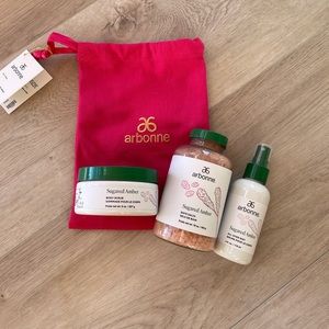 Arbonne Sugared Amber Bath Set